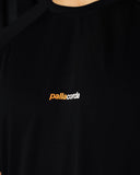 Pallacorda Mens Essential Performance T-Shirt in Black Logo View