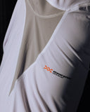 Pallacorda Mens Essential Performance T-Shirt in White Detail View
