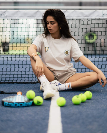 TPC x Pallacorda Lockup T-Shirt - Beige