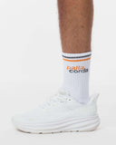Unisex Court Crew Socks - Side View 2