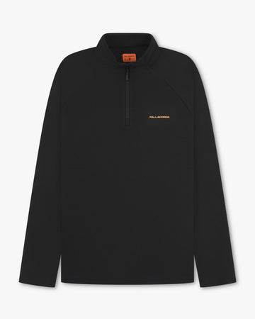 Performance Quarter Zip Top - Black