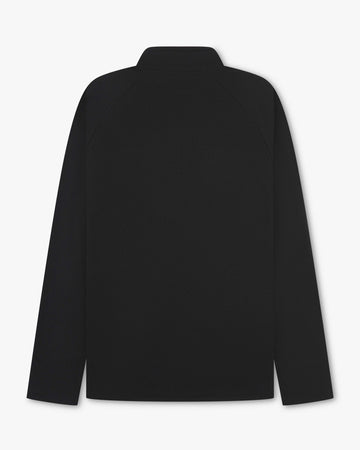 Performance Quarter Zip Top - Black
