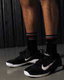 Court Crew Socks - Black - Pallacorda