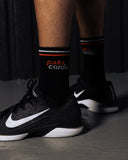 Court Crew Socks - Black - Pallacorda