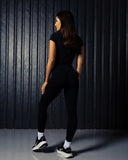 Court Essential Leggings - Black - Pallacorda