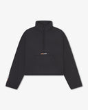 Court Half Zip Top - Charcoal - Pallacorda