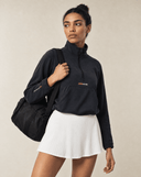Court Half Zip Top - Charcoal - Pallacorda