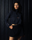 Court Half Zip Top - Charcoal - Pallacorda