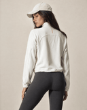 Court Half Zip Top - Ivory - Pallacorda
