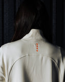 Court Half Zip Top - Ivory - Pallacorda