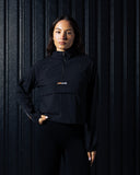 Half Zip Windbreaker - Black - Pallacorda