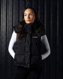 Hooded Puffer Gilet - Black - Pallacorda