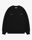 Oversized Logo Sweatshirt - Black - Pallacorda