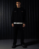 Oversized Sweat Top - Black - Pallacorda