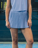 Pleated Court Skort - Purple - Pallacorda