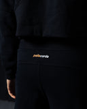Straight Leg Sweatpants - Black - Pallacorda