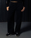 Straight Leg Sweatpants - Black - Pallacorda