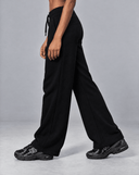 Straight Leg Sweatpants - Black - Pallacorda