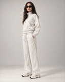 Straight Leg Sweatpants - Ivory - Pallacorda