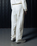 Waffle Knit Track Pants - Ivory - Pallacorda